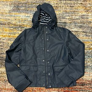 Abercrombie&Fitch Women’s Navy Classic Raincoat Size Large